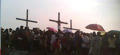 Crucifixion reenactment