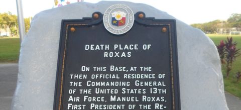 President Roxas Plaque