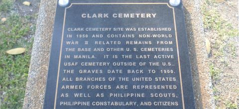 US Memorial Cemetery Plaque