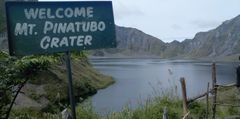 Welcome Mt Pinatubo Crater
